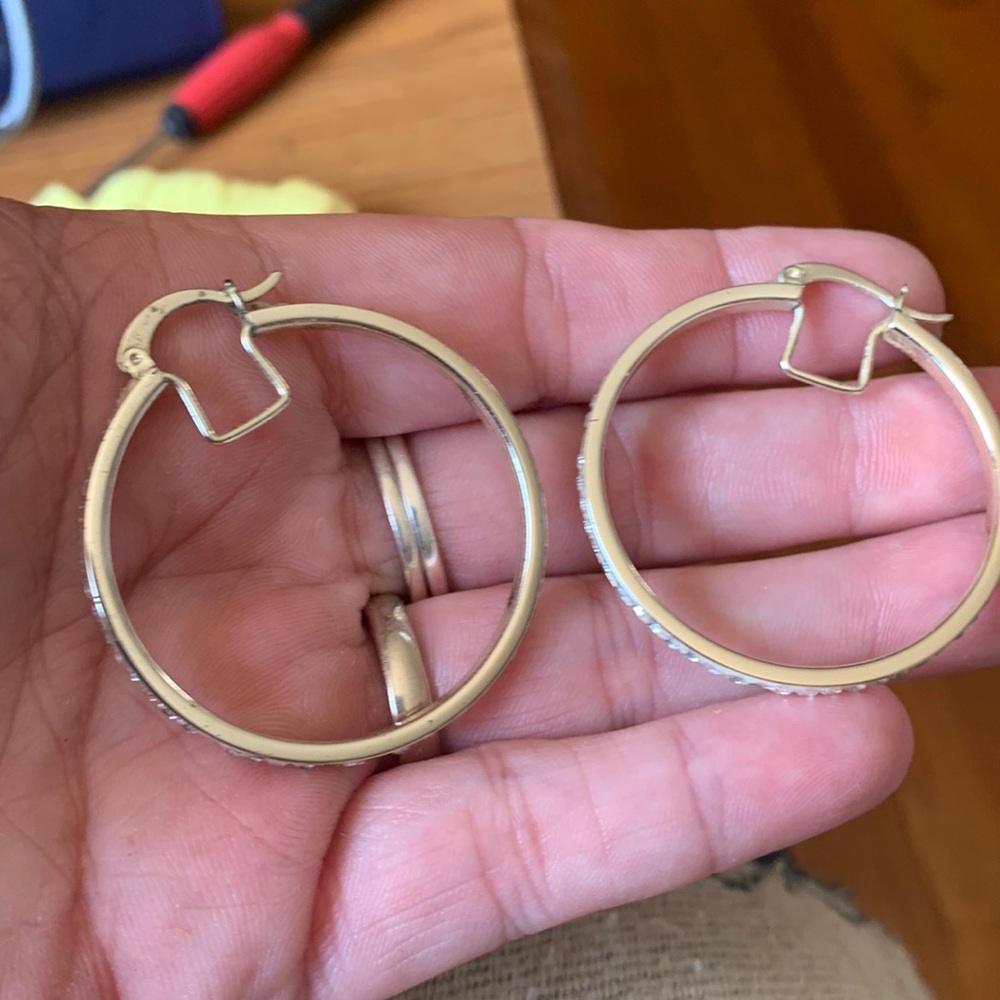 Hoop earrings 925